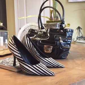 RSVP pumps and tote bag